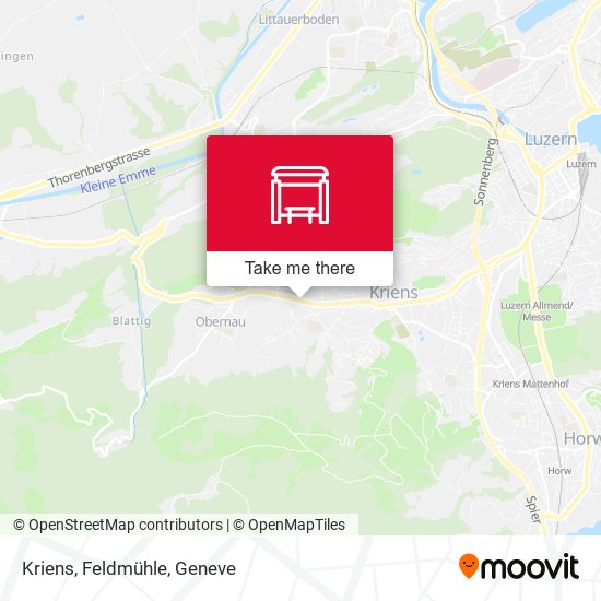 Kriens, Feldmühle map