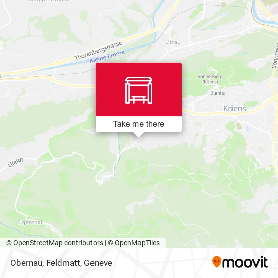 Obernau, Feldmatt map