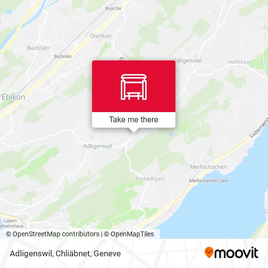 Adligenswil, Chliäbnet map