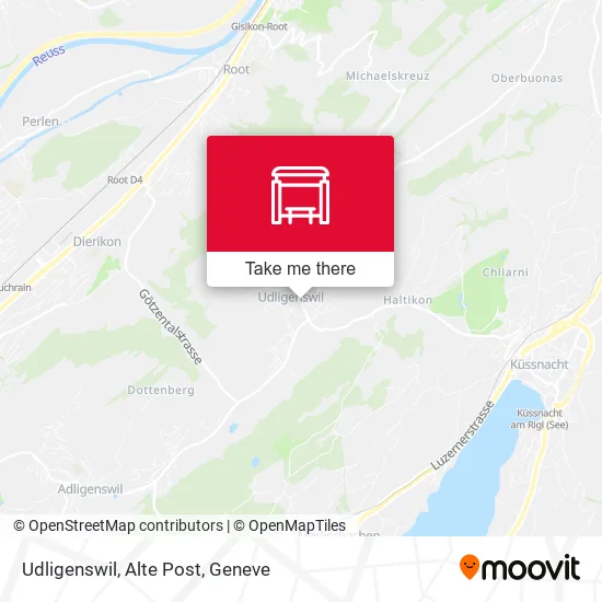 Udligenswil, Alte Post map