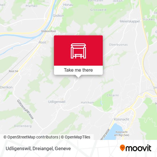 Udligenswil, Dreiangel map