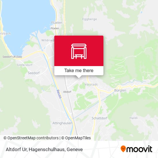 Altdorf Ur, Hagenschulhaus map