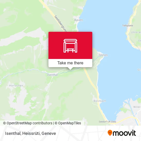 Isenthal, Heissrüti map