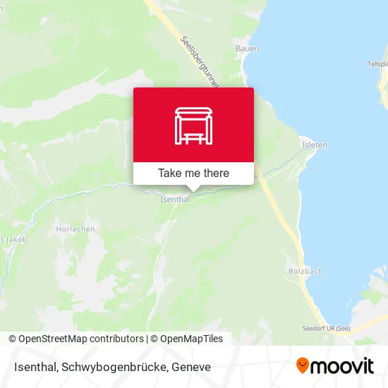 Isenthal, Schwybogenbrücke map