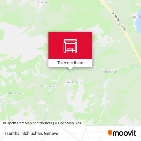 Isenthal, Schluchen map