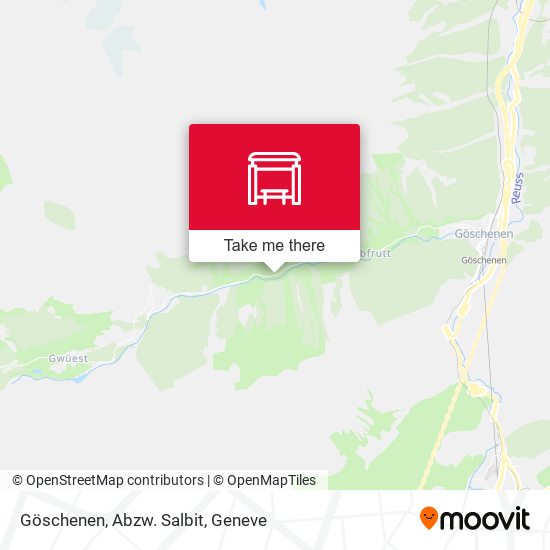 Göschenen, Abzw. Salbit map