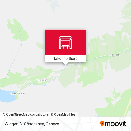 Wiggen B. Göschenen map