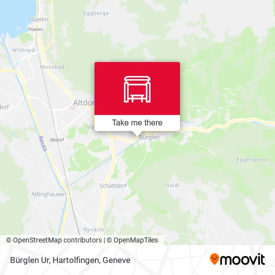 Bürglen Ur, Hartolfingen map