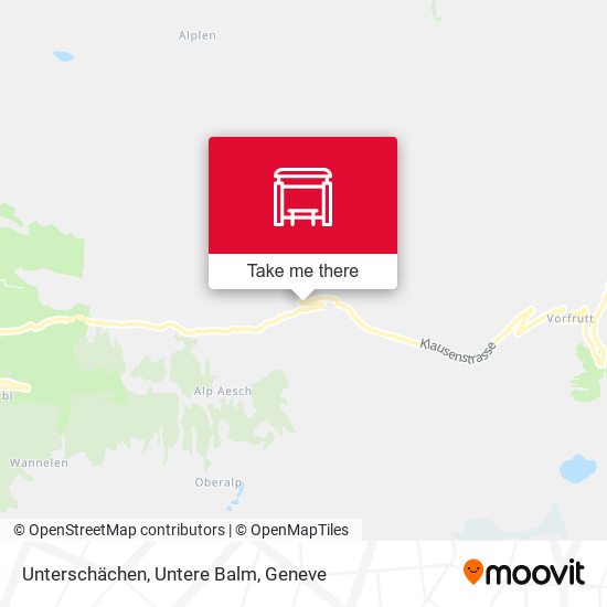 Unterschächen, Untere Balm map