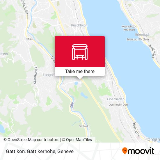 Gattikon, Gattikerhöhe map