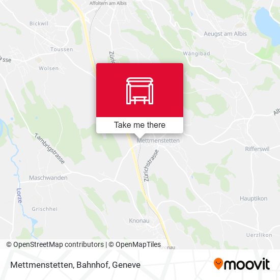 Mettmenstetten, Bahnhof map