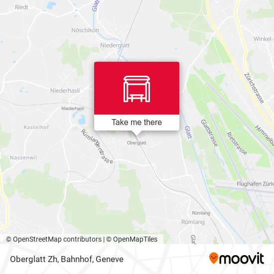 Oberglatt Zh, Bahnhof map
