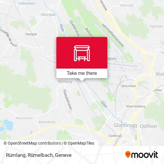 Rümlang, Rümelbach map