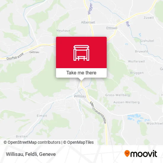 Willisau, Feldli map