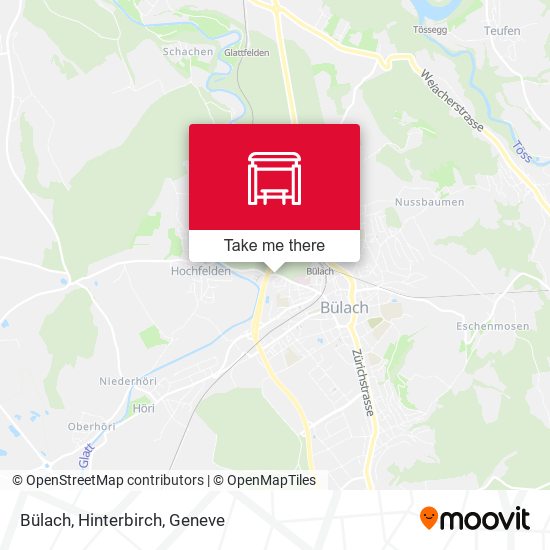 Bülach, Hinterbirch map