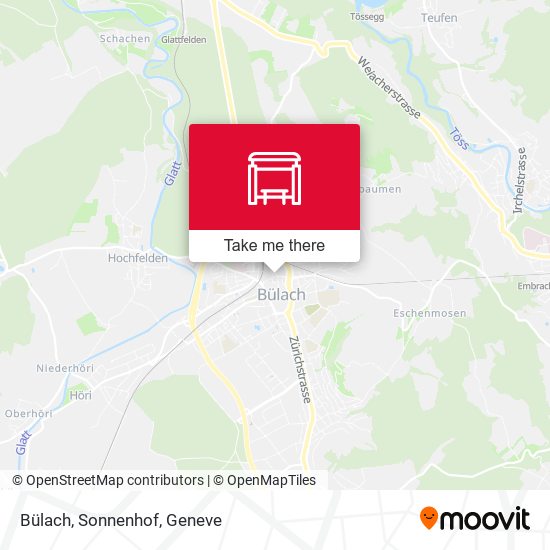 Bülach, Sonnenhof map