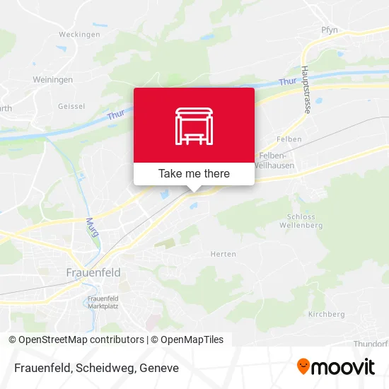 Frauenfeld, Scheidweg map