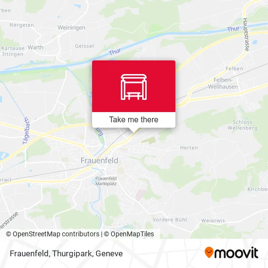 Frauenfeld, Thurgipark map