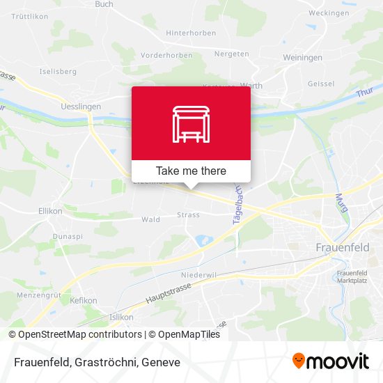 Frauenfeld, Graströchni map
