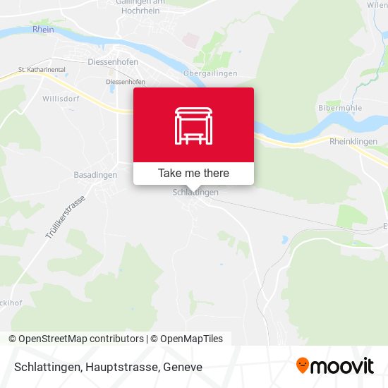 Schlattingen, Hauptstrasse map