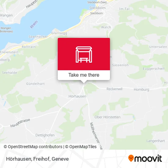 Hörhausen, Freihof map