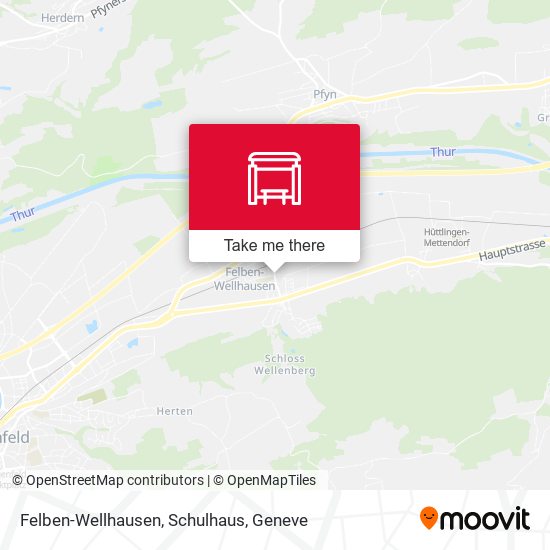 Felben-Wellhausen, Schulhaus map