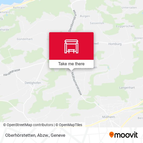 Oberhörstetten, Abzw. map