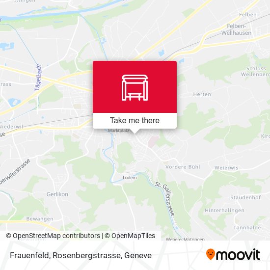 Frauenfeld, Rosenbergstrasse map