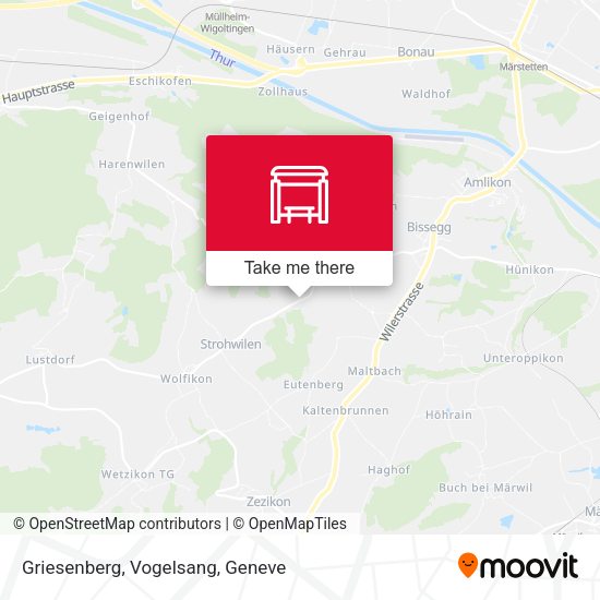 Griesenberg, Vogelsang map