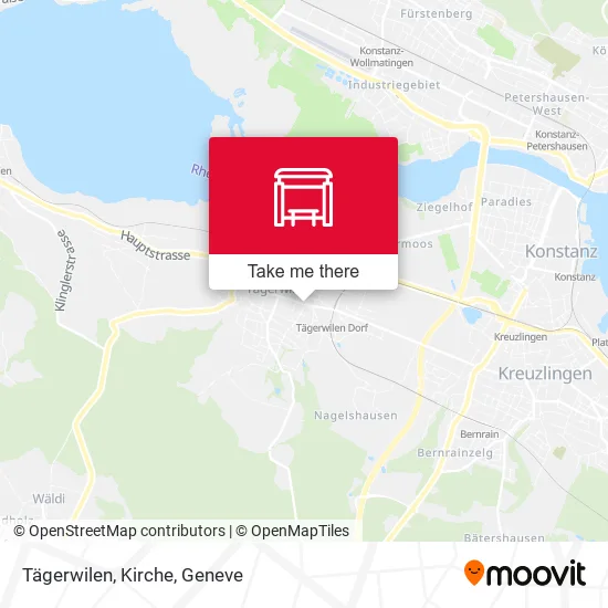 Tägerwilen, Kirche map