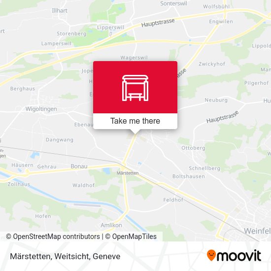Märstetten, Weitsicht map