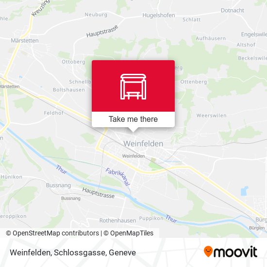 Weinfelden, Schlossgasse map