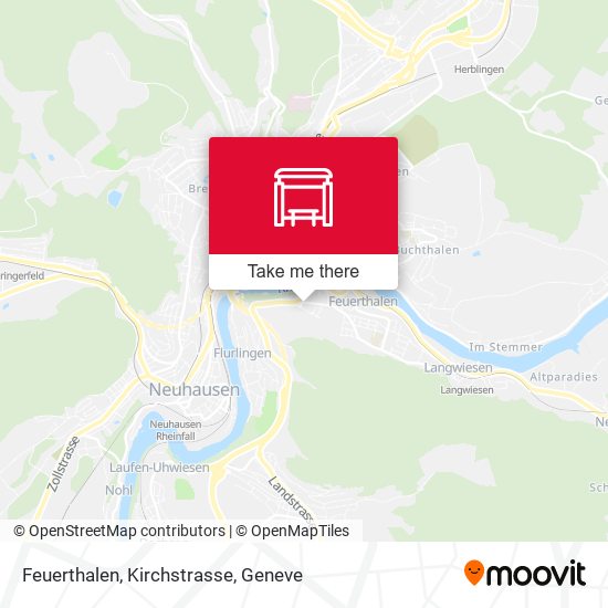 Feuerthalen, Kirchstrasse map
