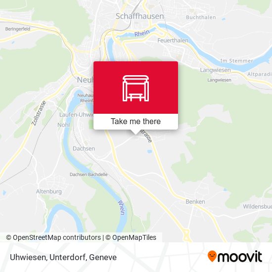 Uhwiesen, Unterdorf map