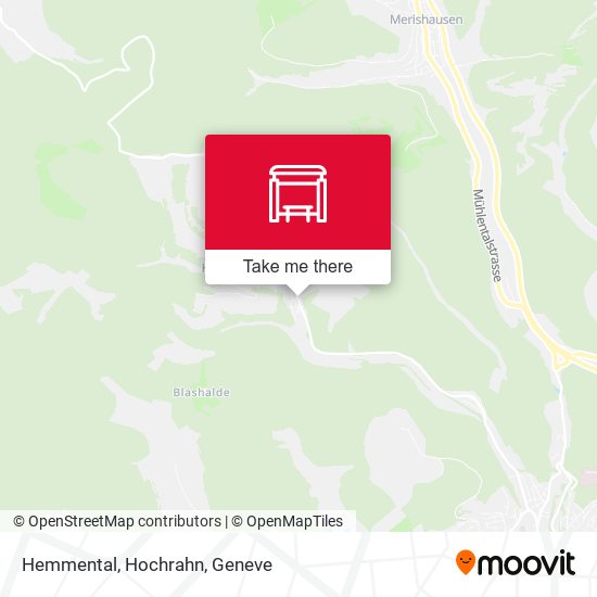 Hemmental, Hochrahn map
