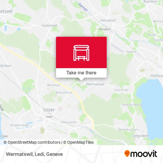 Wermatswil, Ledi map