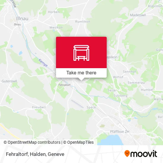 Fehraltorf, Halden map
