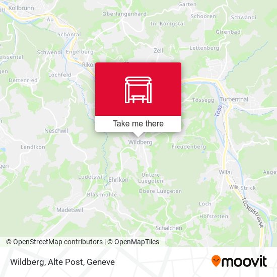 Wildberg, Alte Post map