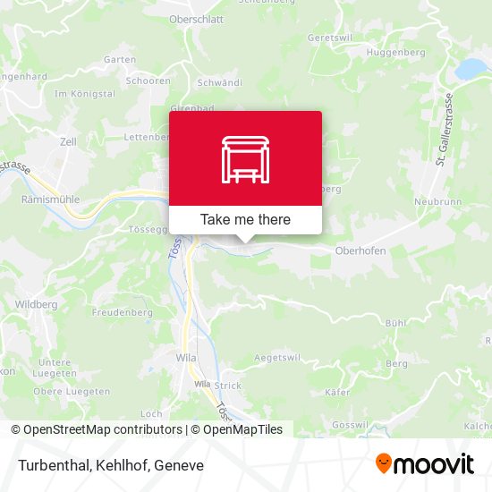 Turbenthal, Kehlhof map
