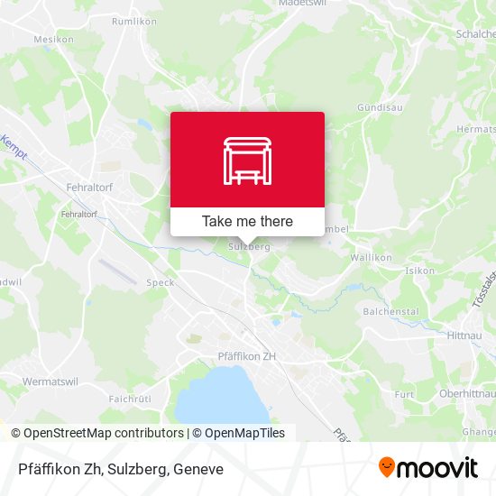Pfäffikon Zh, Sulzberg map