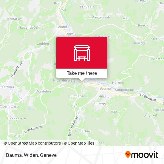 Bauma, Widen map