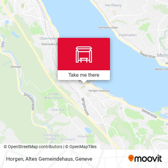 Horgen, Altes Gemeindehaus map