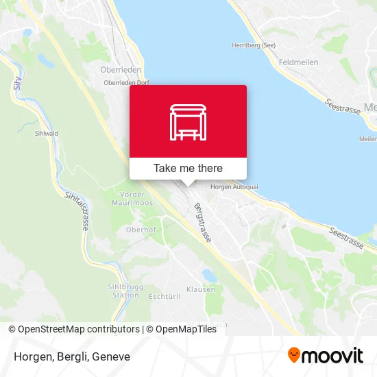 Horgen, Bergli map