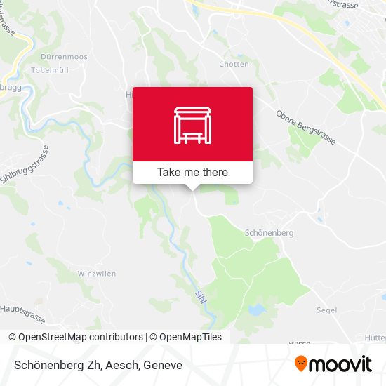 Schönenberg Zh, Aesch map