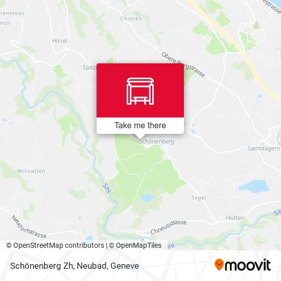 Schönenberg Zh, Neubad map