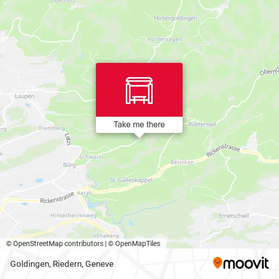 Goldingen, Riedern map