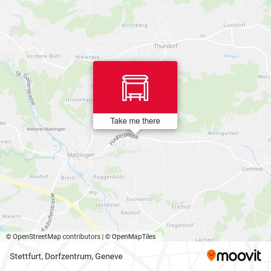 Stettfurt, Dorfzentrum map