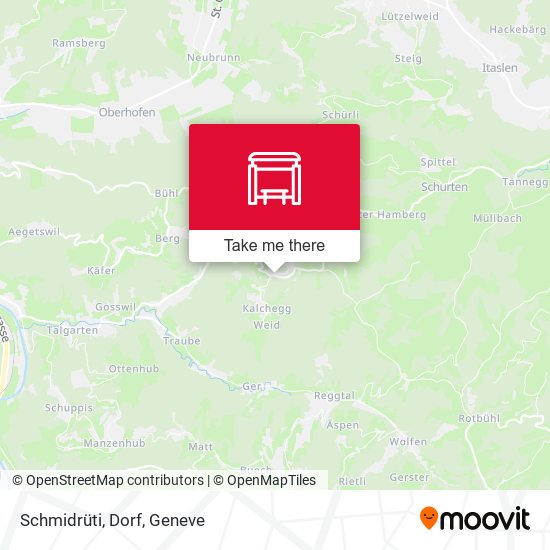 Schmidrüti, Dorf map