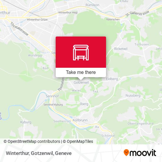 Winterthur, Gotzenwil map