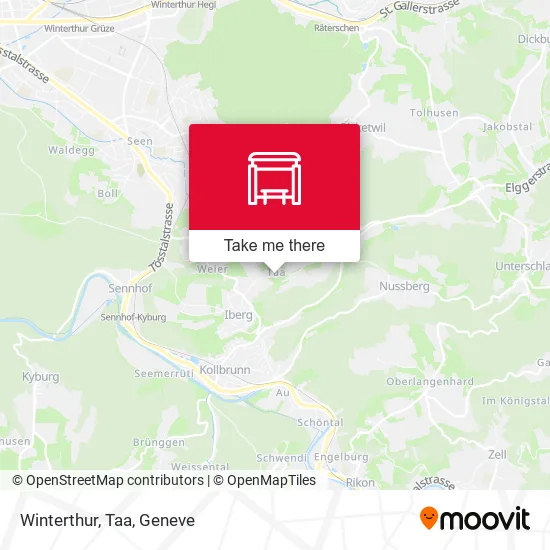 Winterthur, Taa map